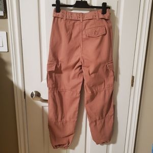 Pink Topshop Cargo Pants